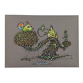Marq Spusta "Florfuna (Dark Gray Shimmer)" Mini Print