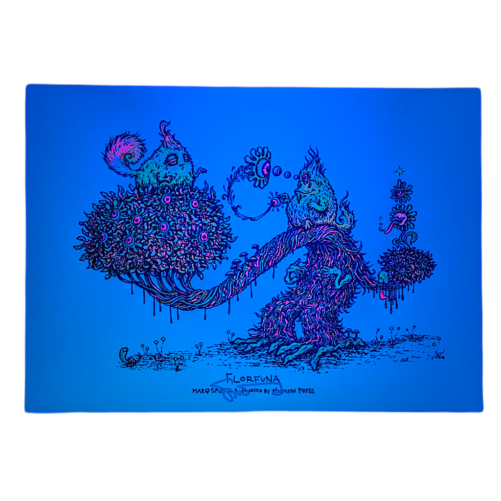 Marq Spusta "Florfuna (Mint Green)" Mini Print