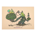 Marq Spusta "Florfuna (Tan Sandpaper)" Mini Print