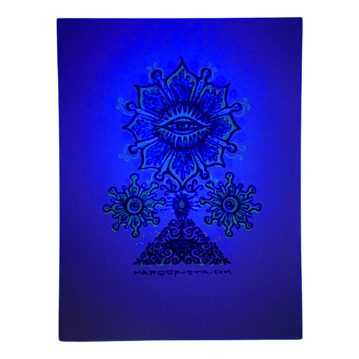 Marq Spusta Flowering Eye (Lemongrass Shimmer) Micro Print