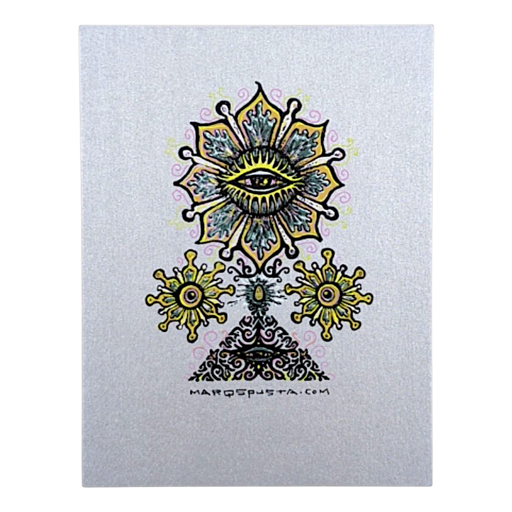 Marq Spusta Flowering Eye (Silver) Micro Print