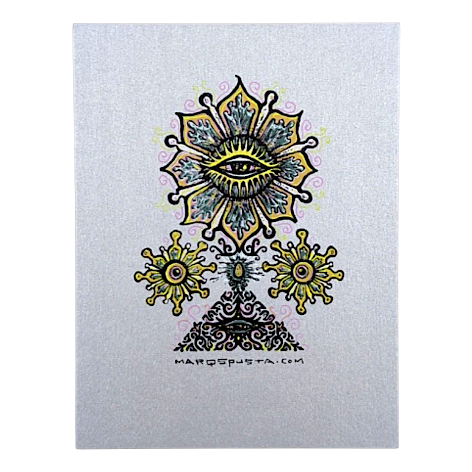 Marq Spusta Flowering Eye (Silver) Micro Print