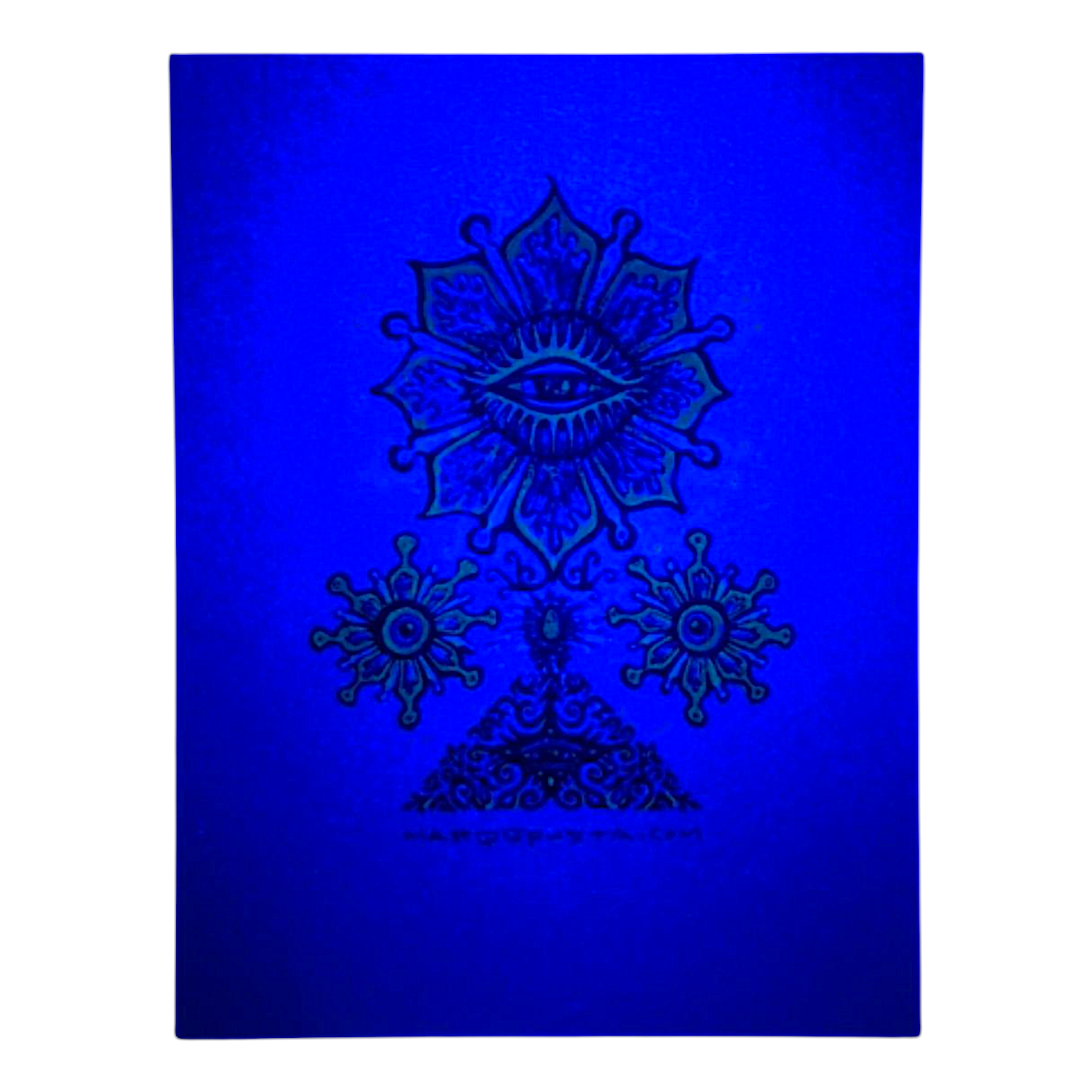 Marq Spusta Flowering Eye (Silver) Micro Print