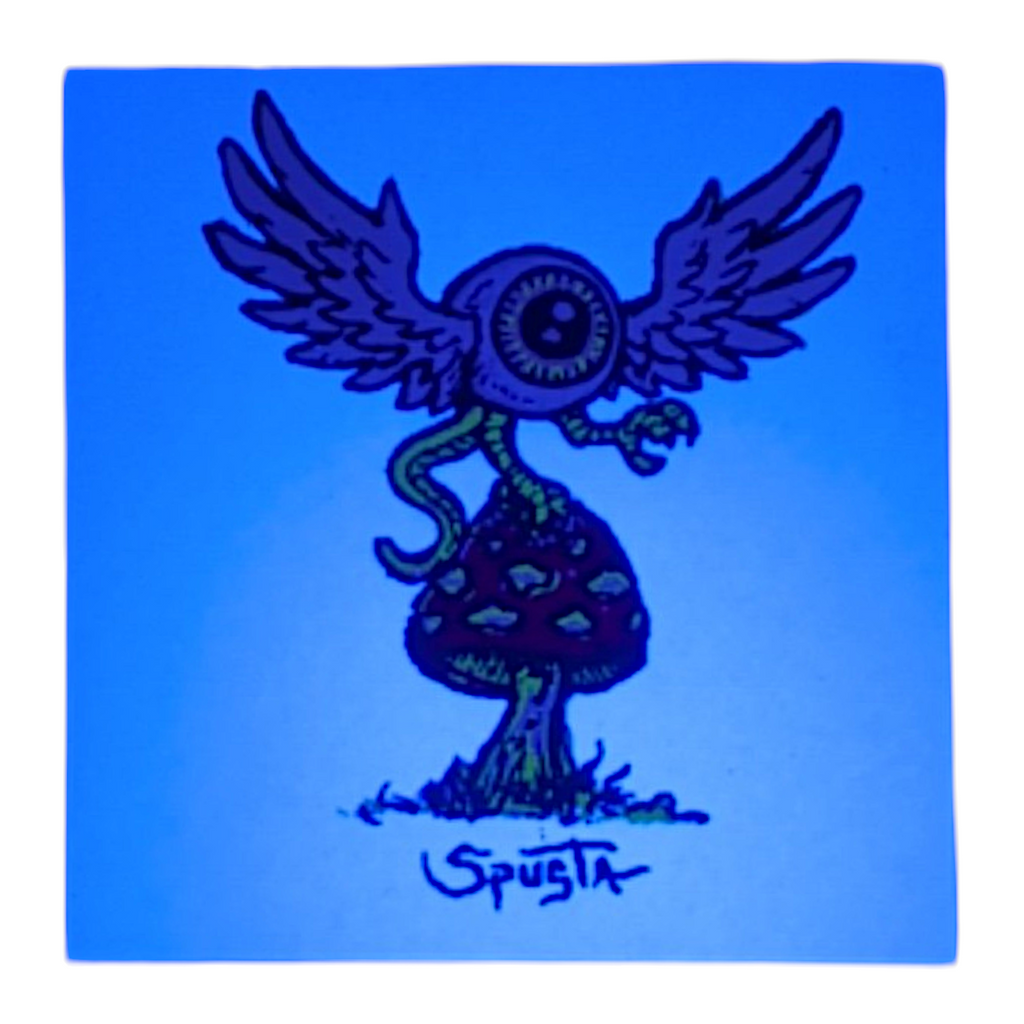Marq Spusta Flying Eyeball (White) Micro Print