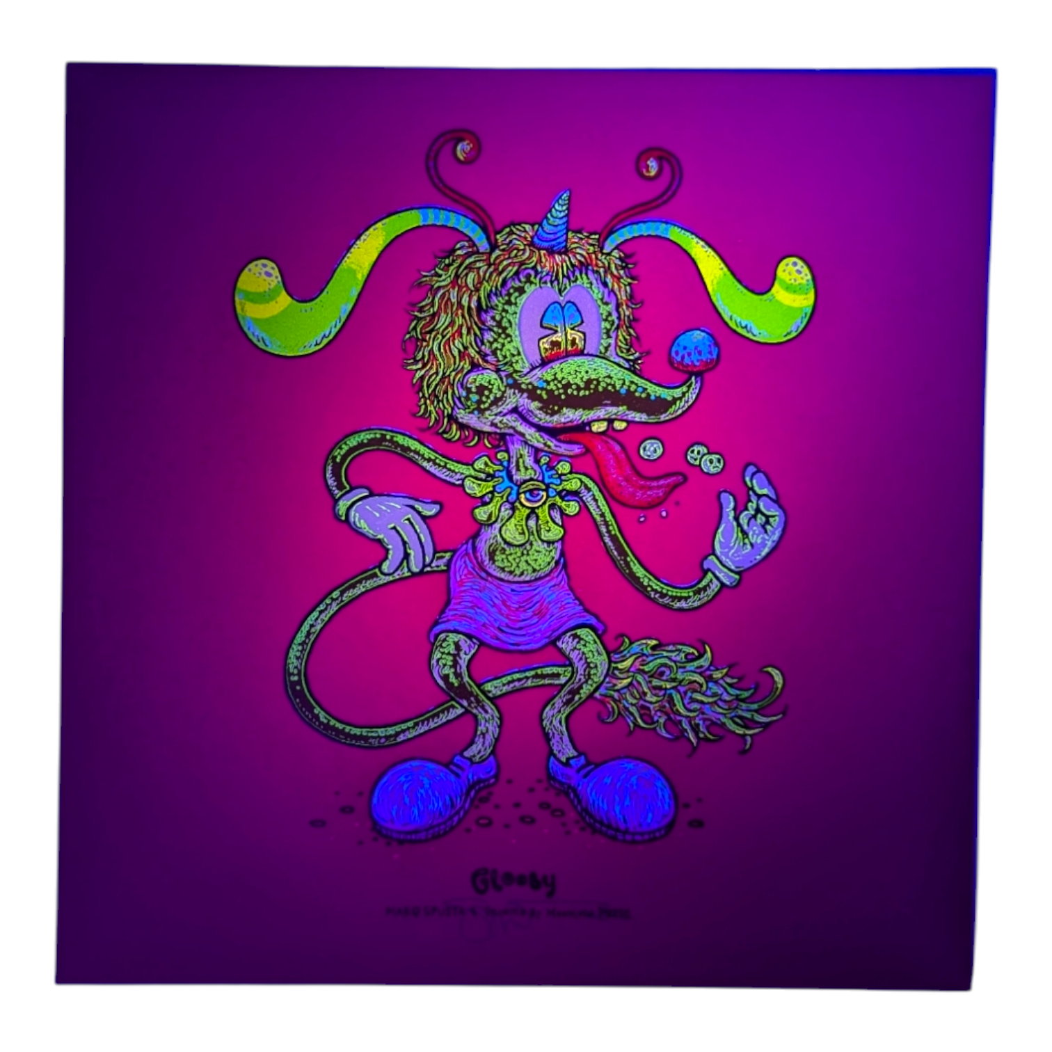 Marq Spusta "Glooby" (Pink Rubber) Mini Print