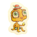 Marq Spusta Holding of an Egg Sticker