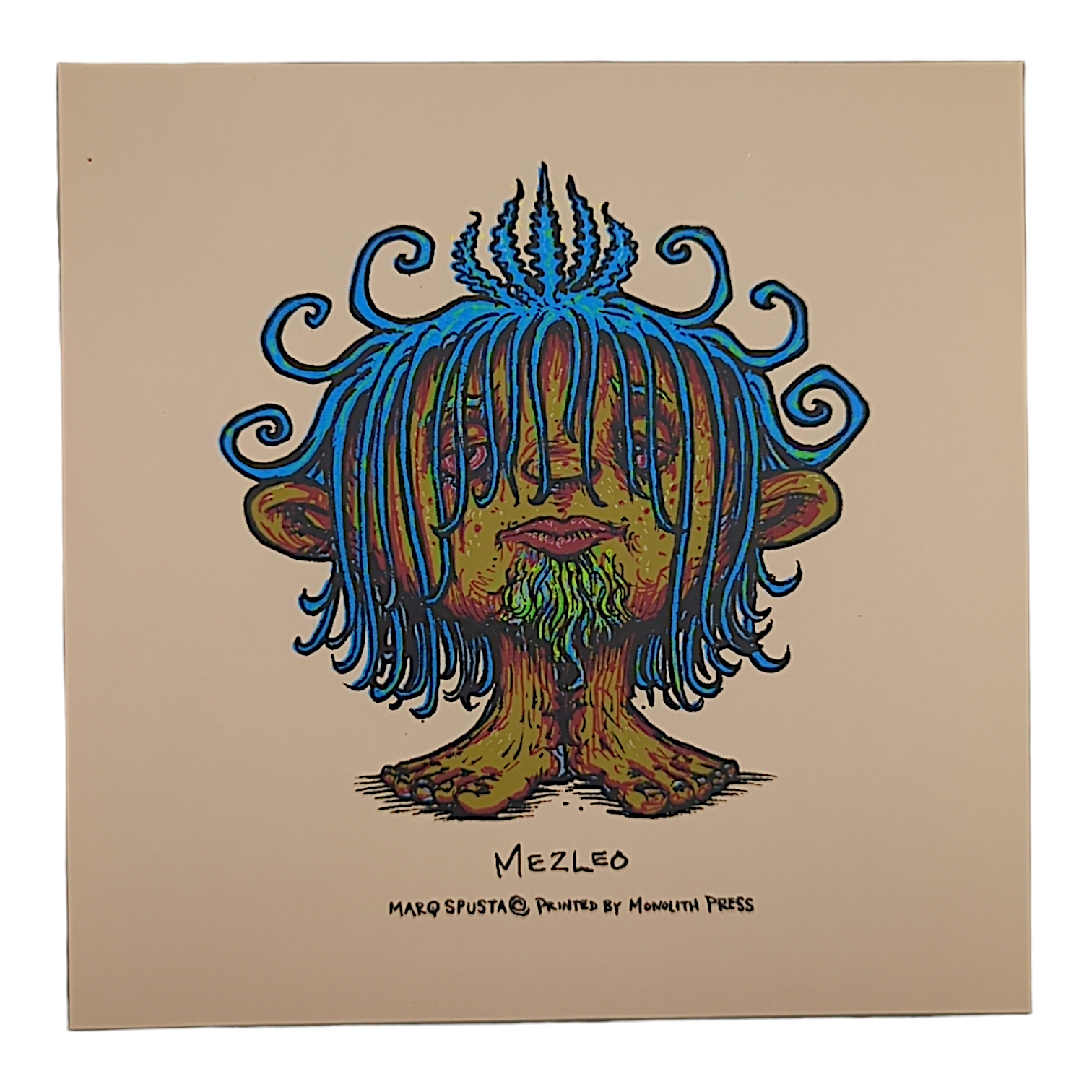 Marq Spusta "Mezleo" (Tan Sandpaper) Mini Print