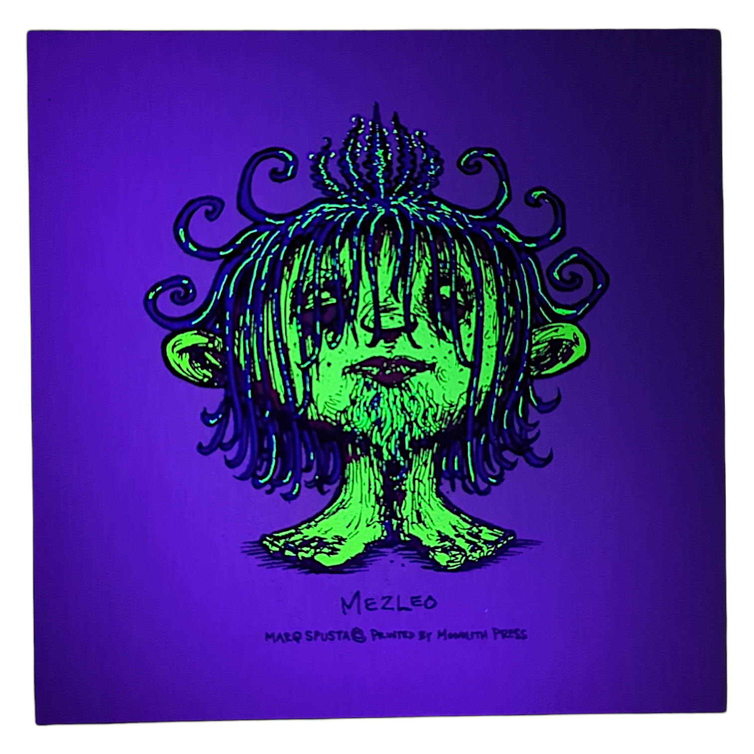 Marq Spusta "Mezleo" (Tan Sandpaper) Mini Print
