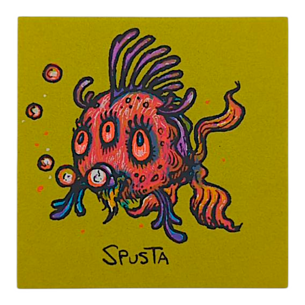 Marq Spusta Third Eye Fish (Chartreuse) Micro Print