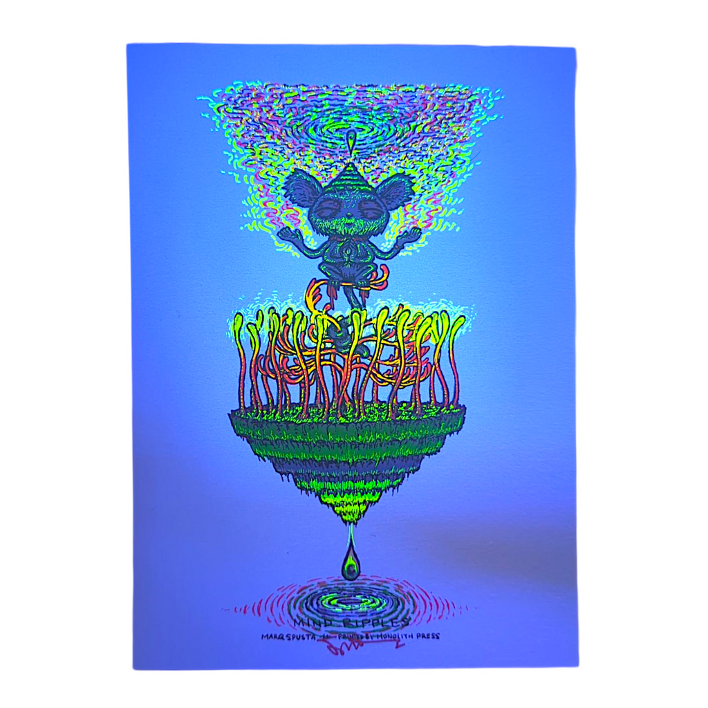 Marq Spusta "Mind Ripples" (Powder Blue) Mini Print