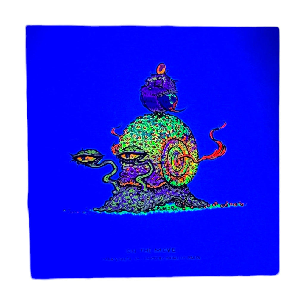 Marq Spusta "On the Move (Light Blue Shimmer)" Mini Print