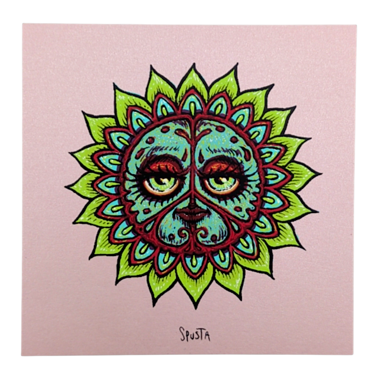 Marq Spusta "Peace Bloom" (Light Pink Shimmer) Micro Print