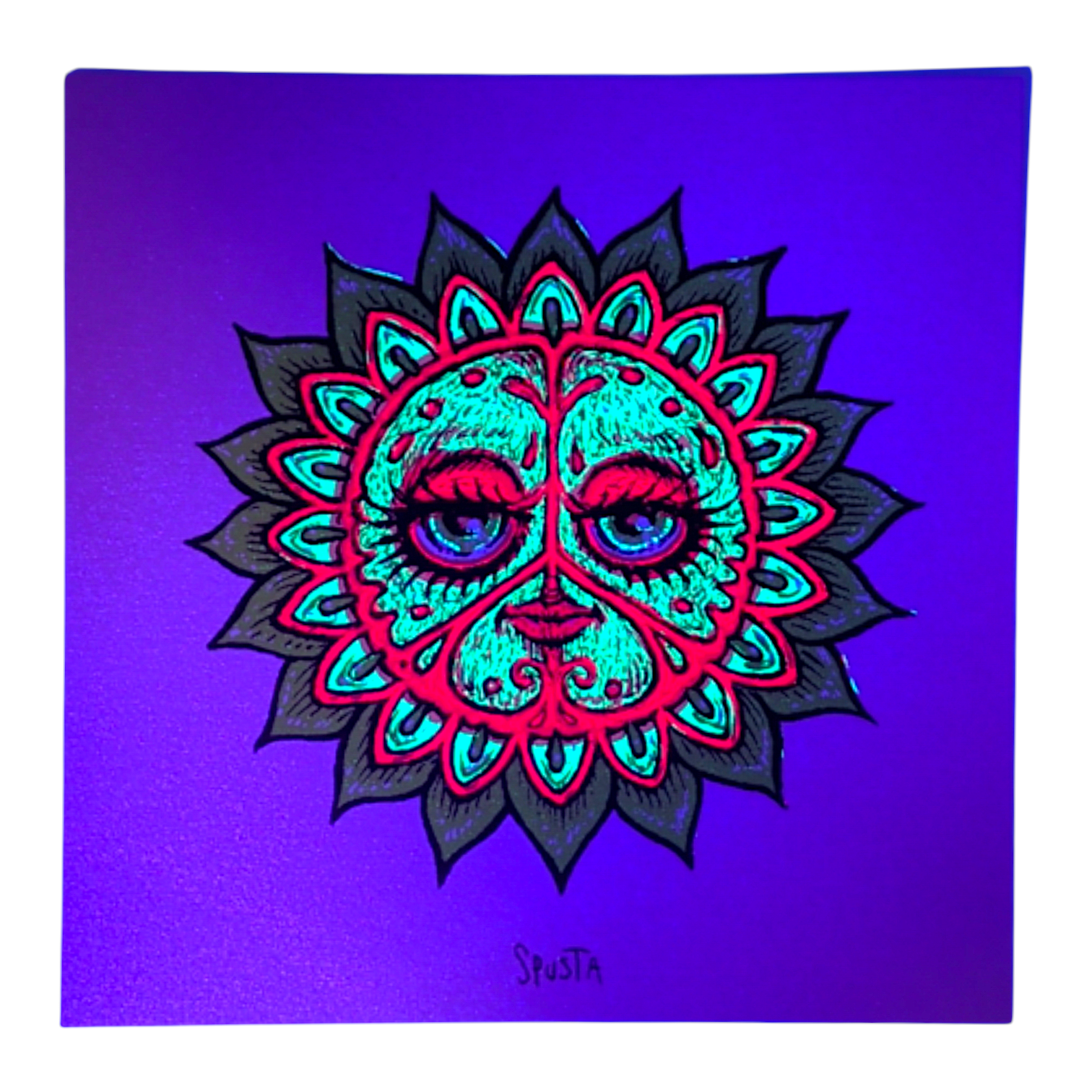 Marq Spusta "Peace Bloom" (Light Pink Shimmer) Micro Print
