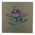 Marq Spusta Peace Branch Bird (Olive Shimmer) Micro Print