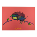 Marq Spusta "Pleased and Perched" (Magma) Mini Print