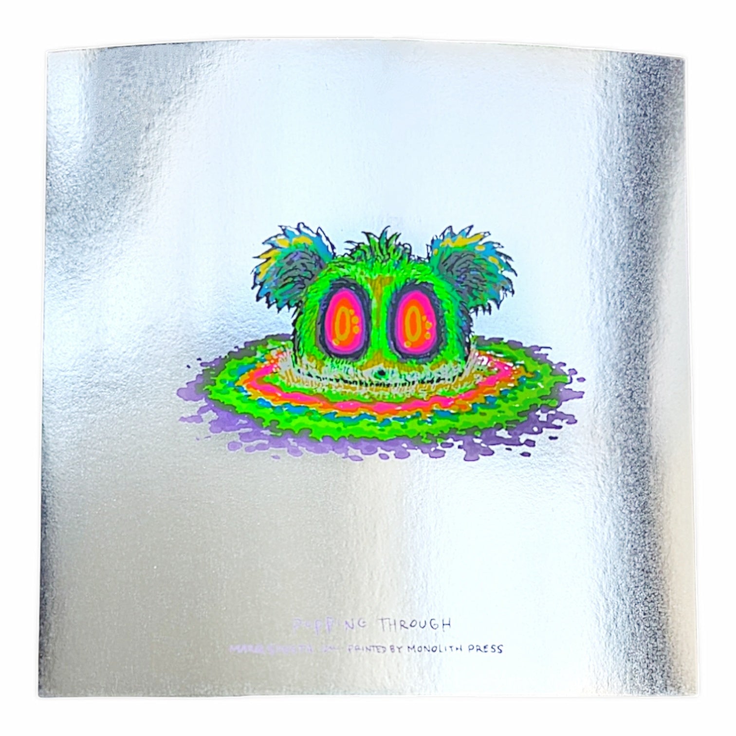 Marq Spusta "Popping Through" (Foil) Mini Print