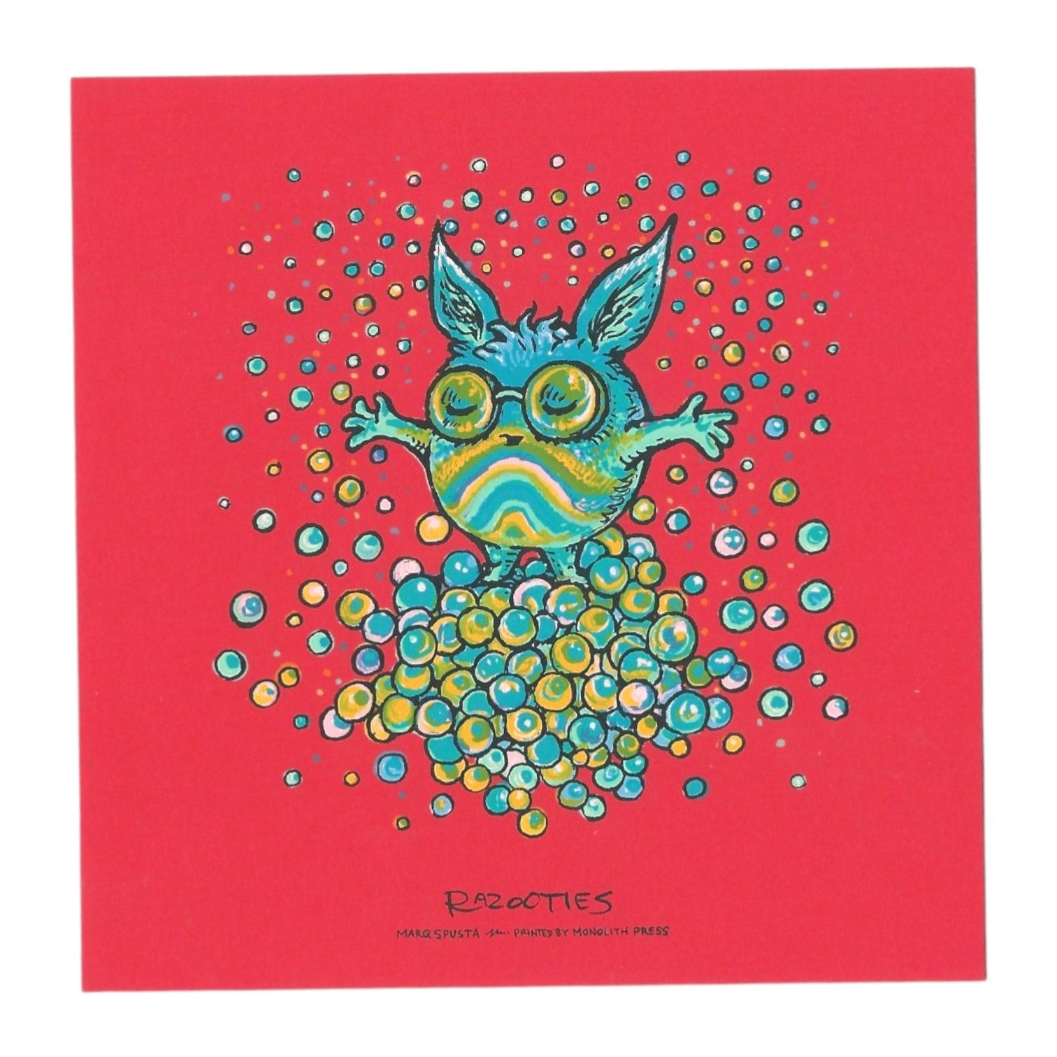 Marq Spusta "Razooties" (Red) Mini Print