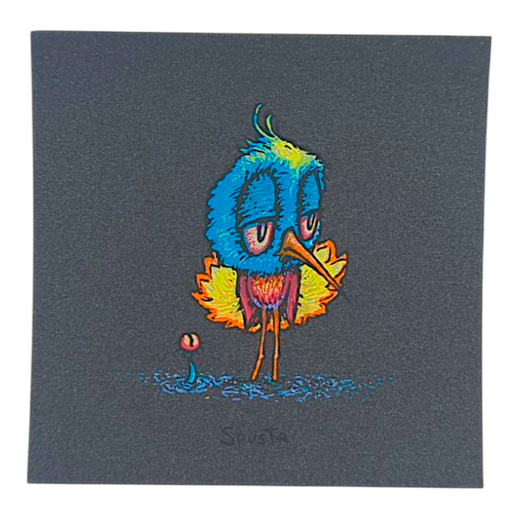 Marq Spusta Skeeter Bird (Black Shimmer) Micro Print