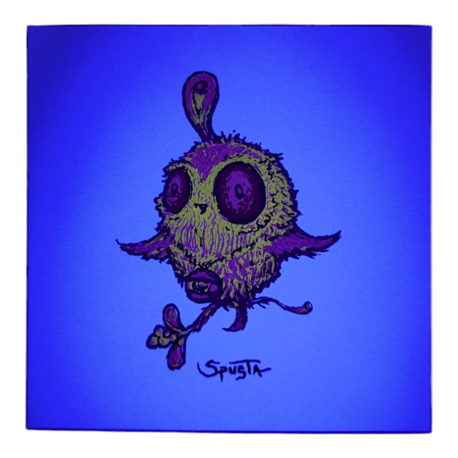 Marq Spusta Smeezy's Bird (White) Micro Print