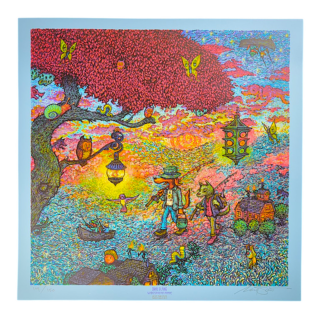 Marq Spusta "Snake Oil King" (Blue) Print