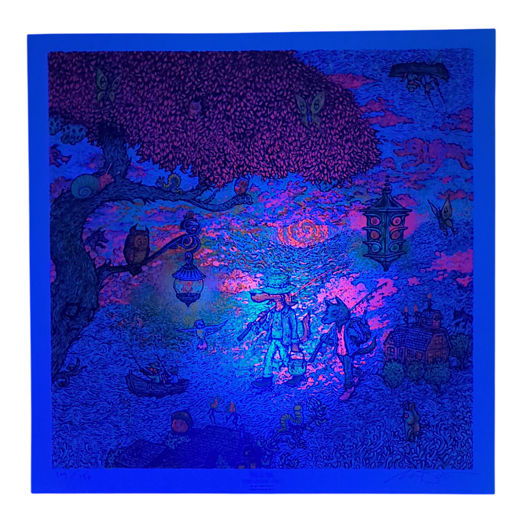 Marq Spusta "Snake Oil King" (Blue) Print