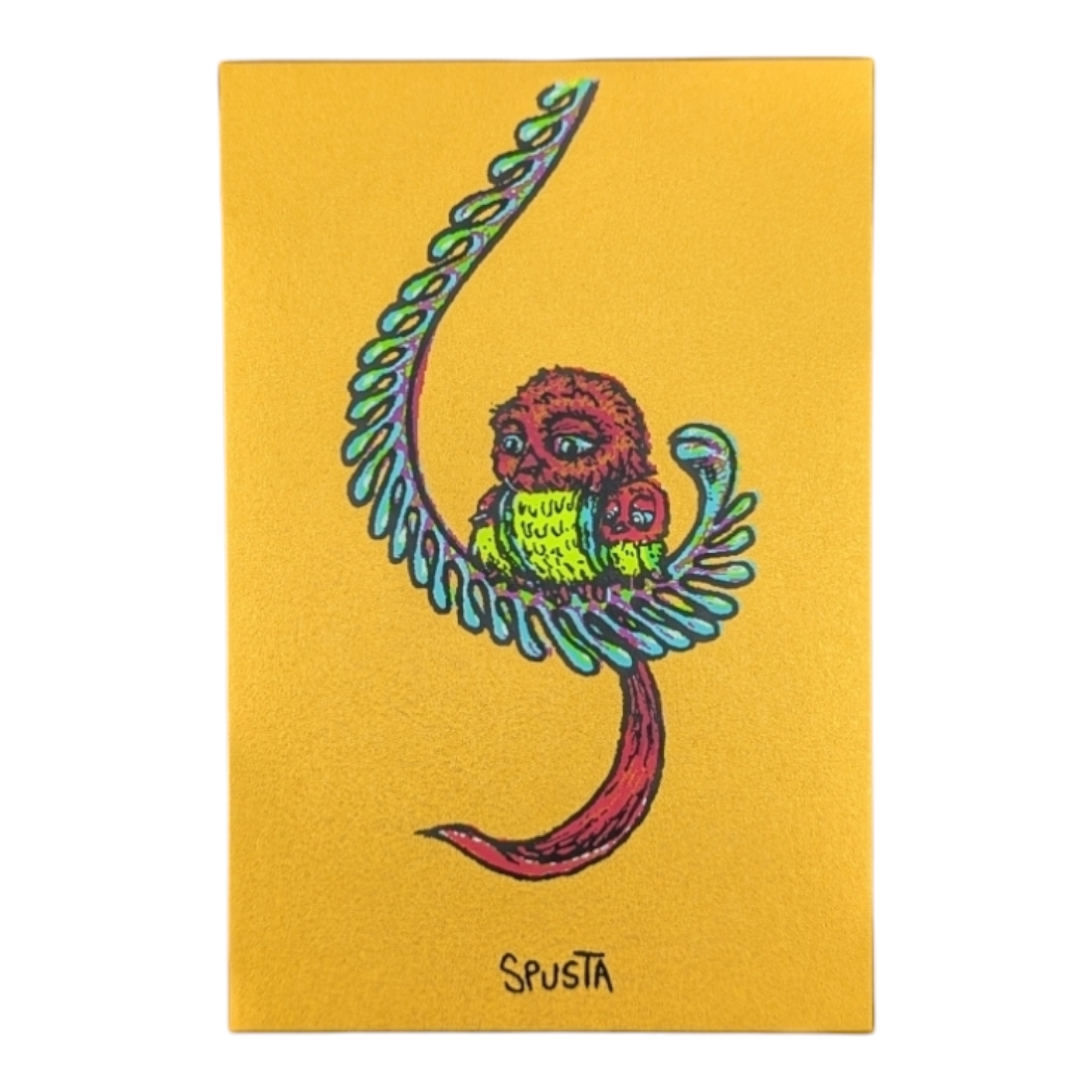 Marq Spusta Some Odd Birds (23k Gold Shimmer) Micro Print