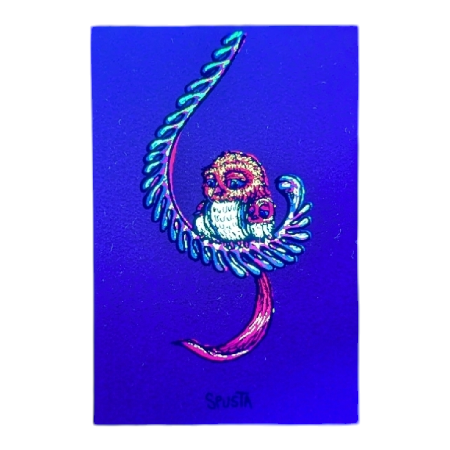 Marq Spusta Some Odd Birds (23k Gold Shimmer) Micro Print