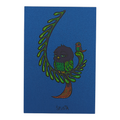 Marq Spusta Some Odd Birds (Dark Blue Shimmer) Micro Print