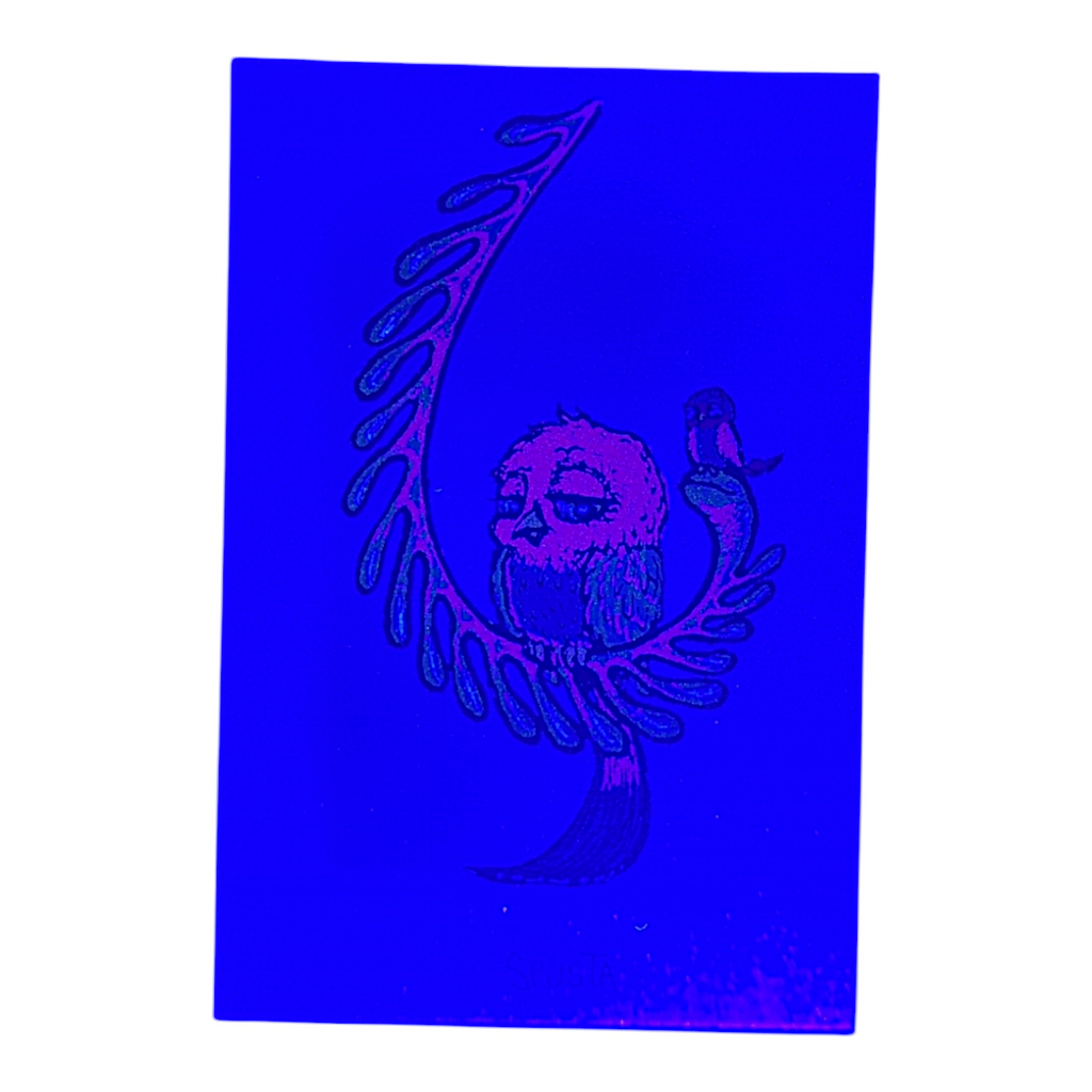 Marq Spusta Some Odd Birds (Dark Blue Shimmer) Micro Print