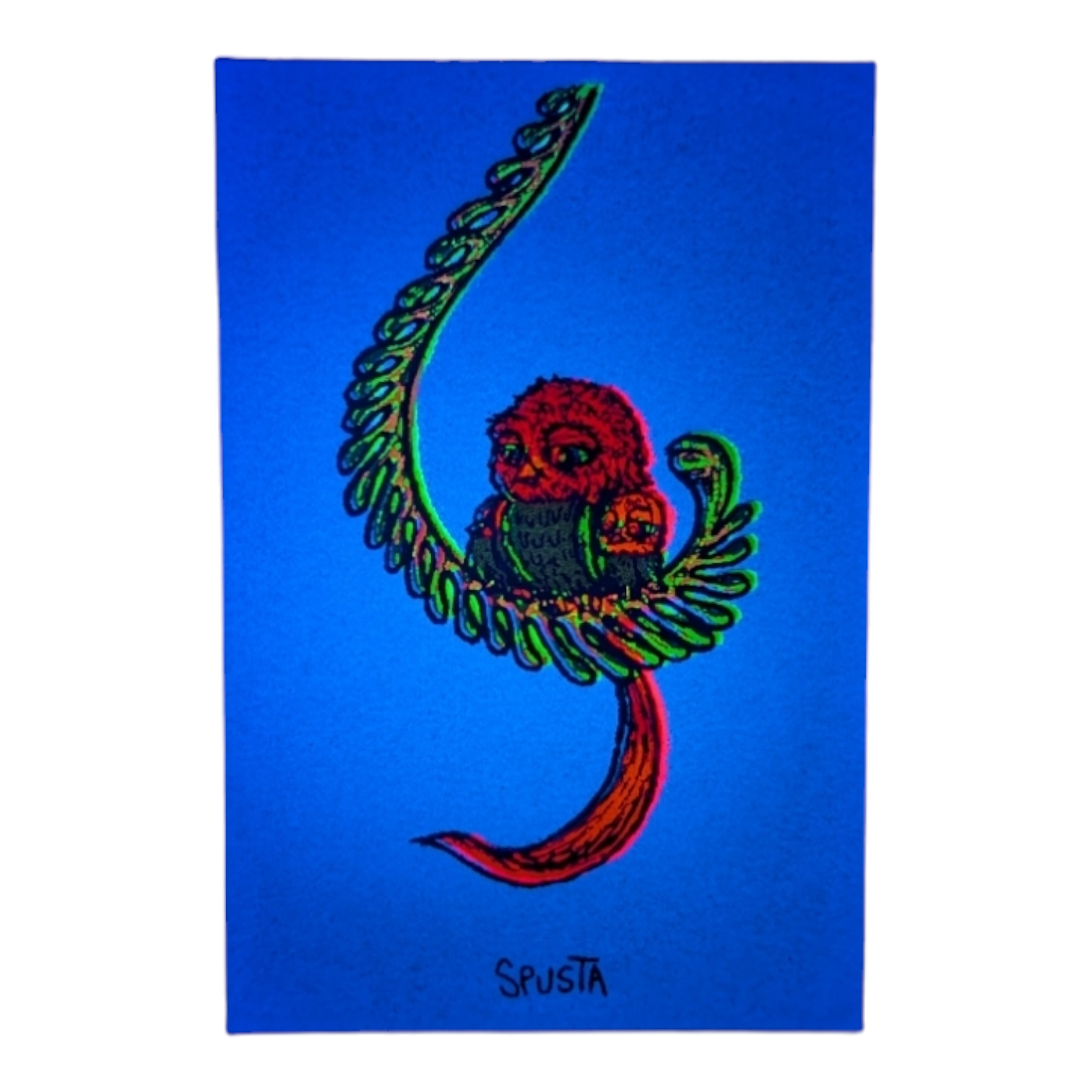 Marq Spusta Some Odd Birds Micro Print
