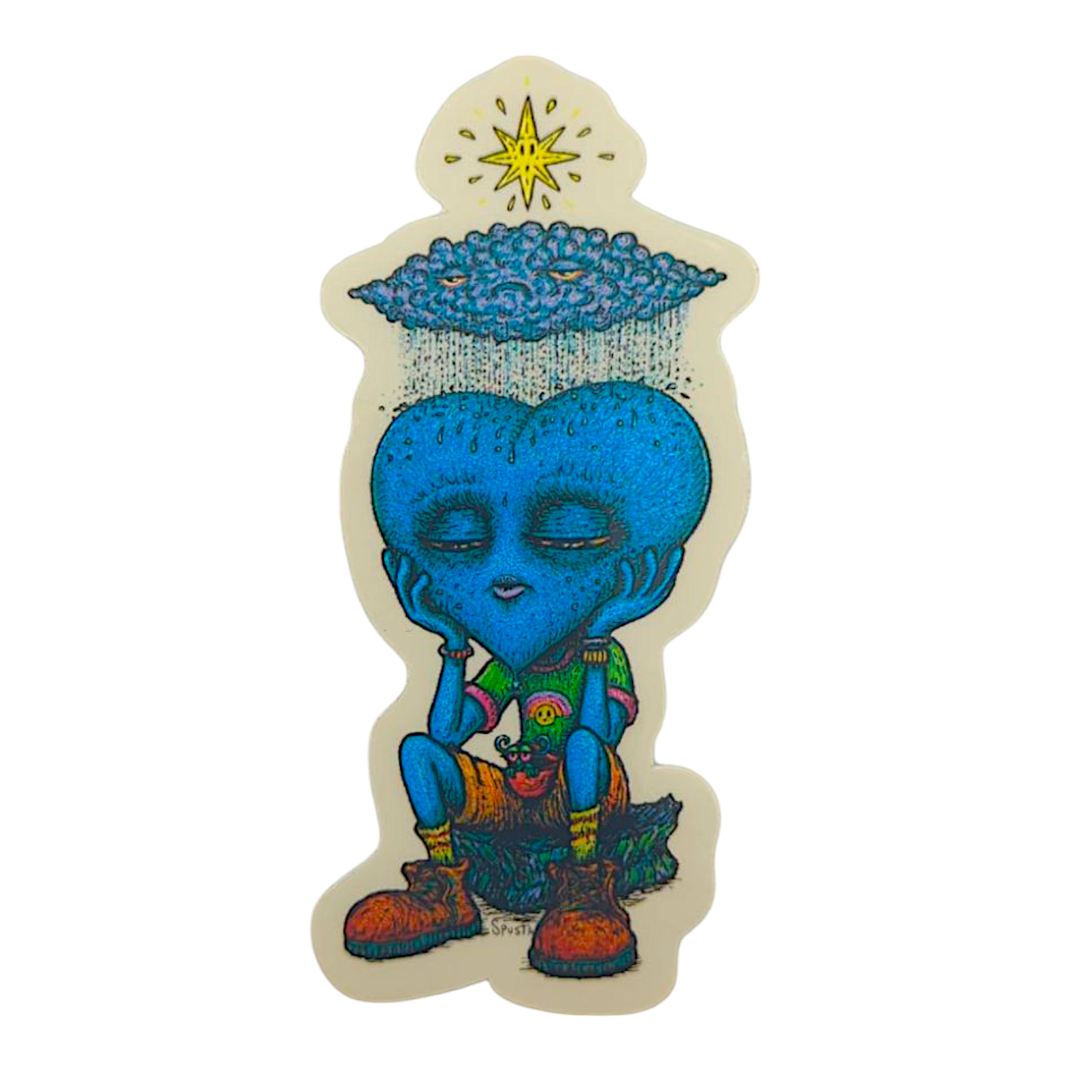 Marq Spusta Sprout Amongst the Doubt Sticker