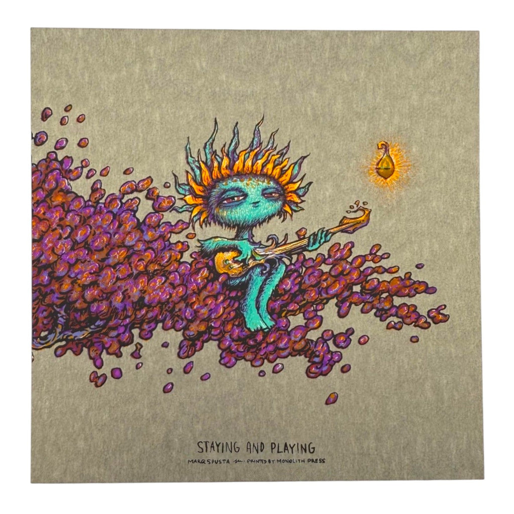Marq Spusta "Staying and Playing" Mini Print
