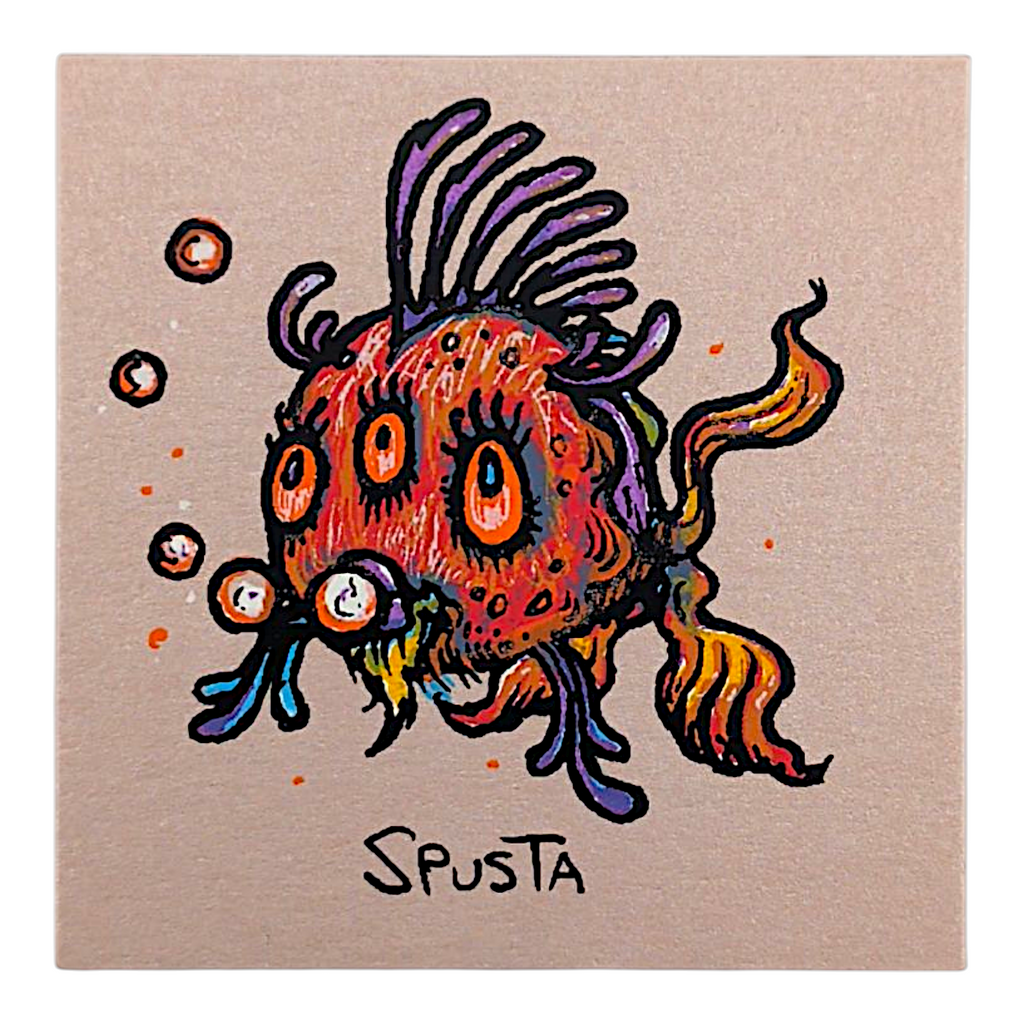 Marq Spusta Third Eye Fish (Nude Shimmer) Micro Print