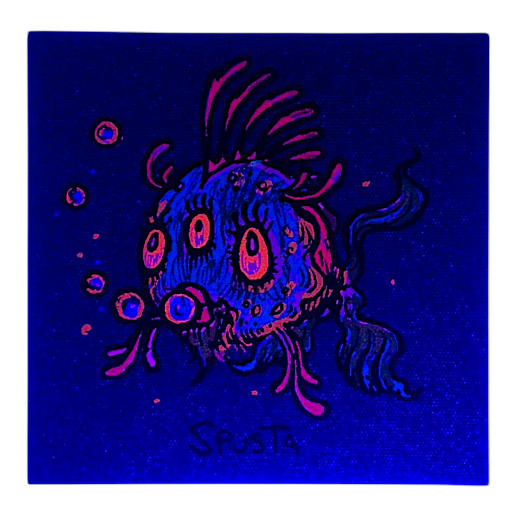 Marq Spusta Third Eye Fish (Nude Shimmer) Micro Print