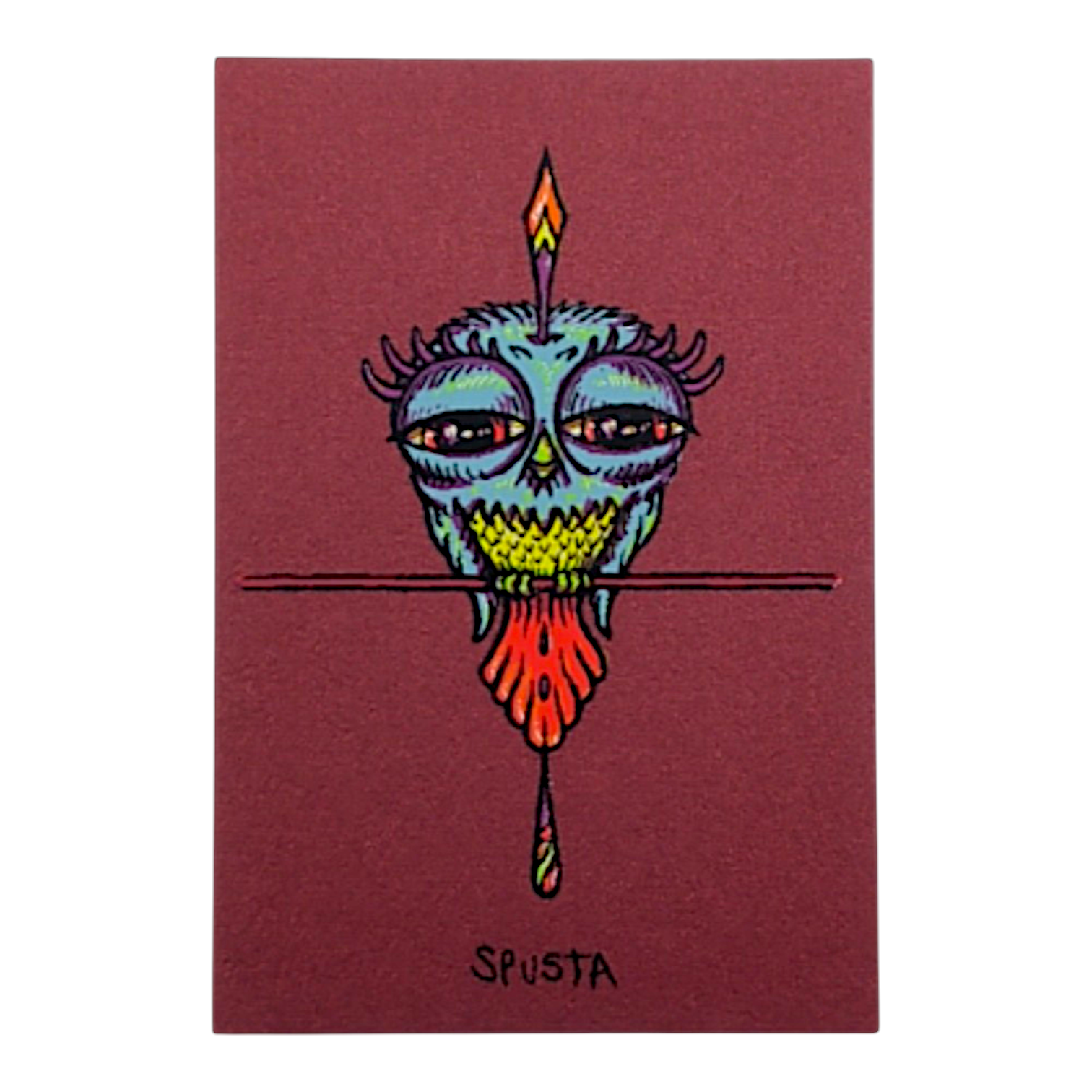 Marq Spusta Tweet (Cranberry Shimmer) Micro Print