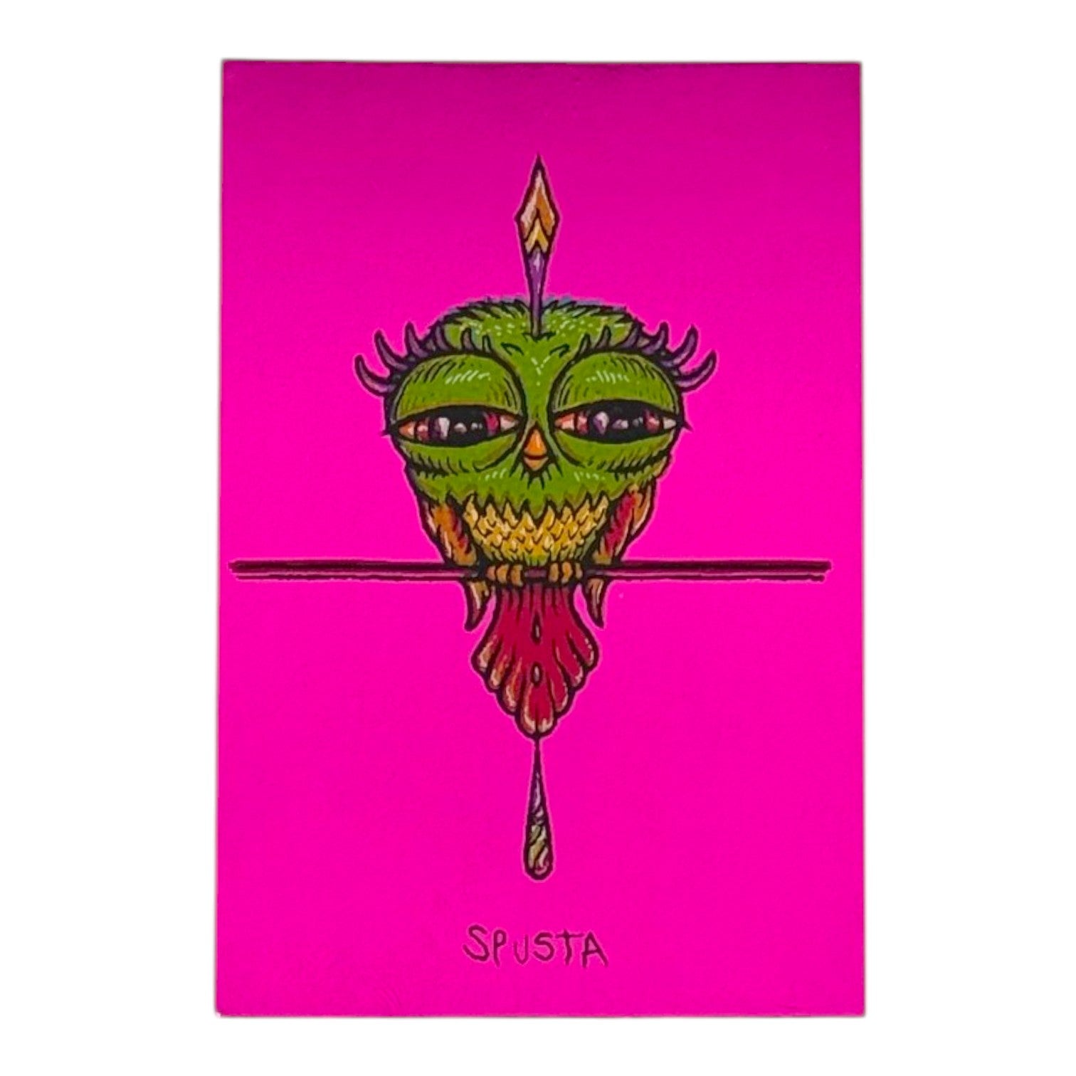 Marq Spusta Tweet (Metallic Magenta) Micro Print
