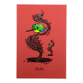 Marq Spusta Two Birds (Red Shimmer) Micro Print