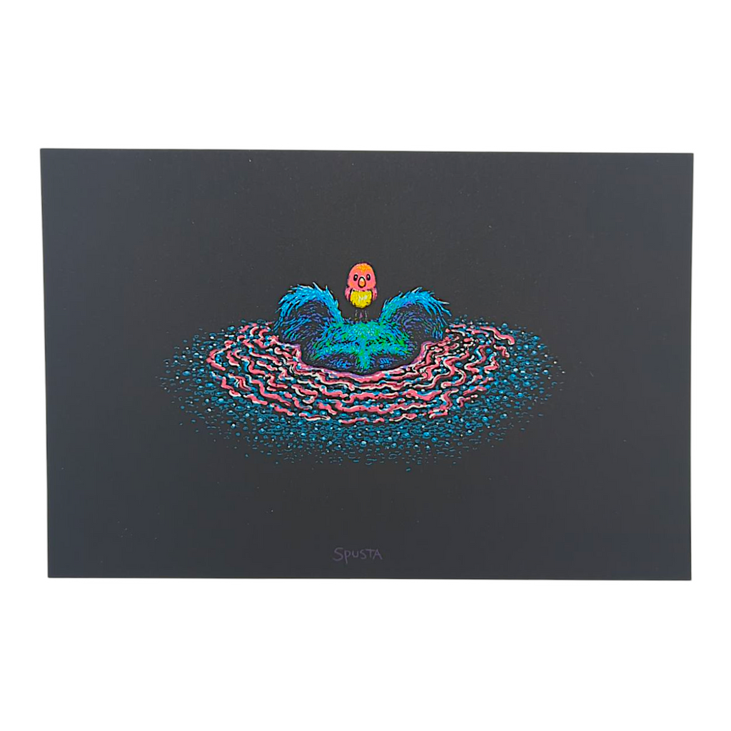 Marq Spusta Two Popping Through (Black) Micro Print