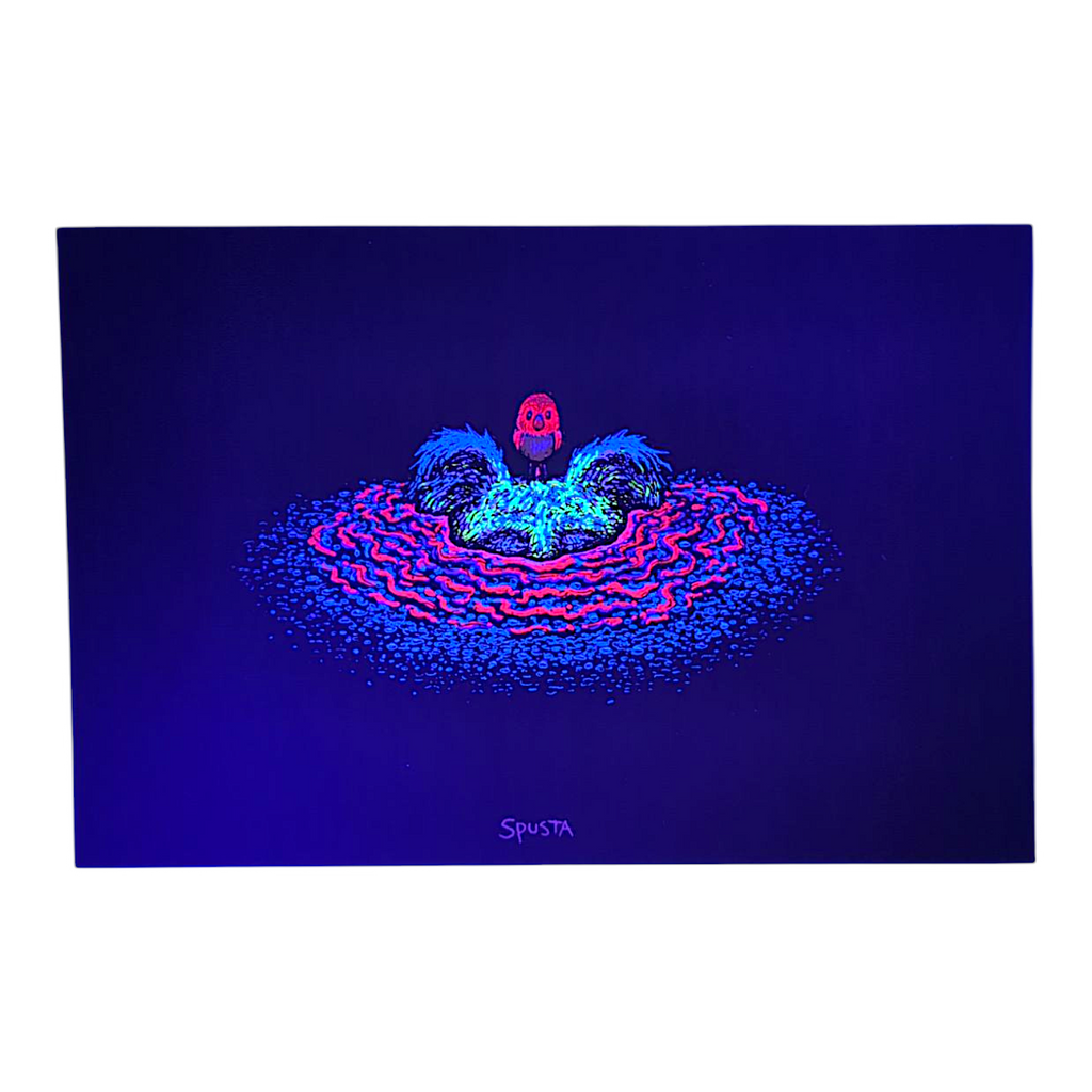 Marq Spusta Two Popping Through (Black) Micro Print