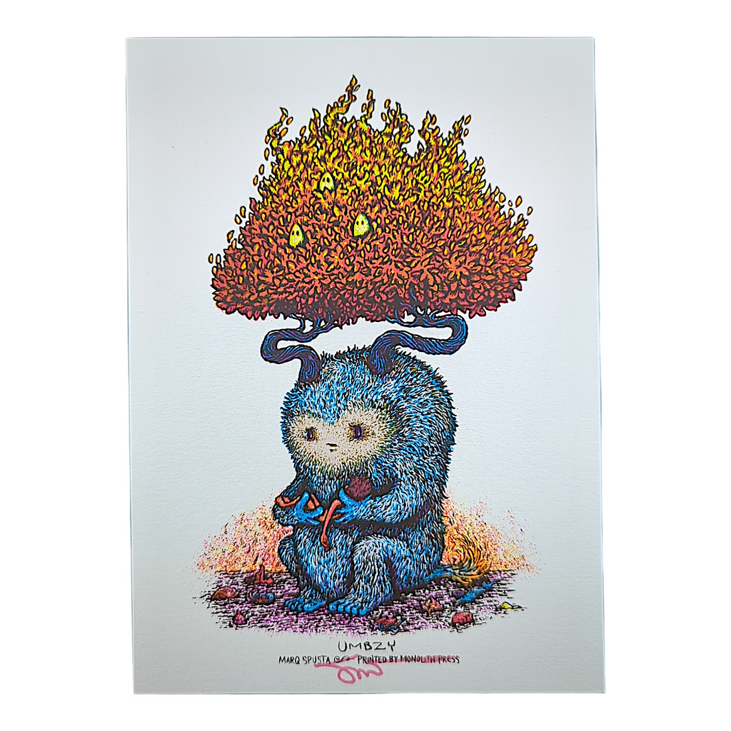 Marq Spusta "Umbzy" (Powder Blue) Mini Print