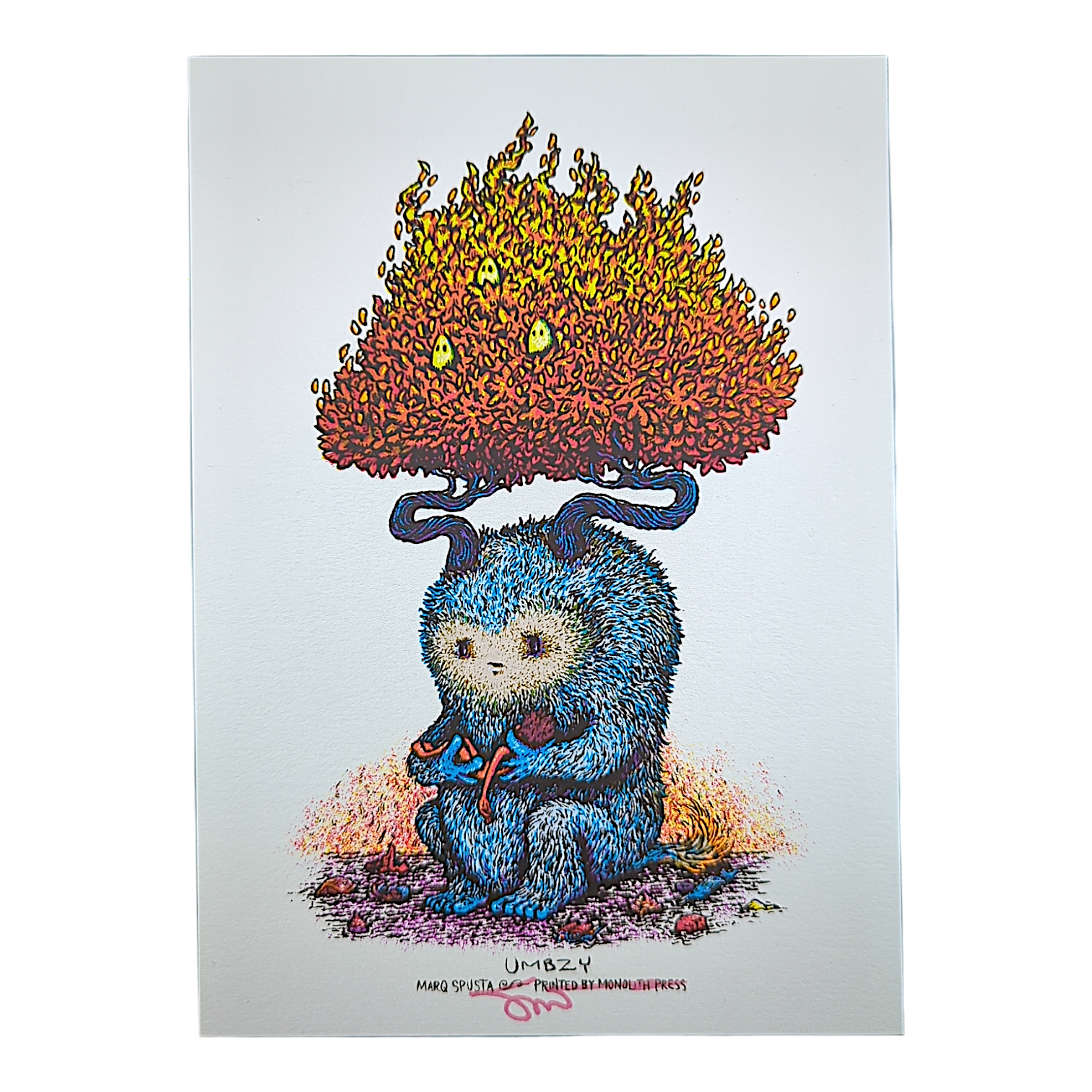 Marq Spusta "Umbzy" (Powder Blue) Mini Print