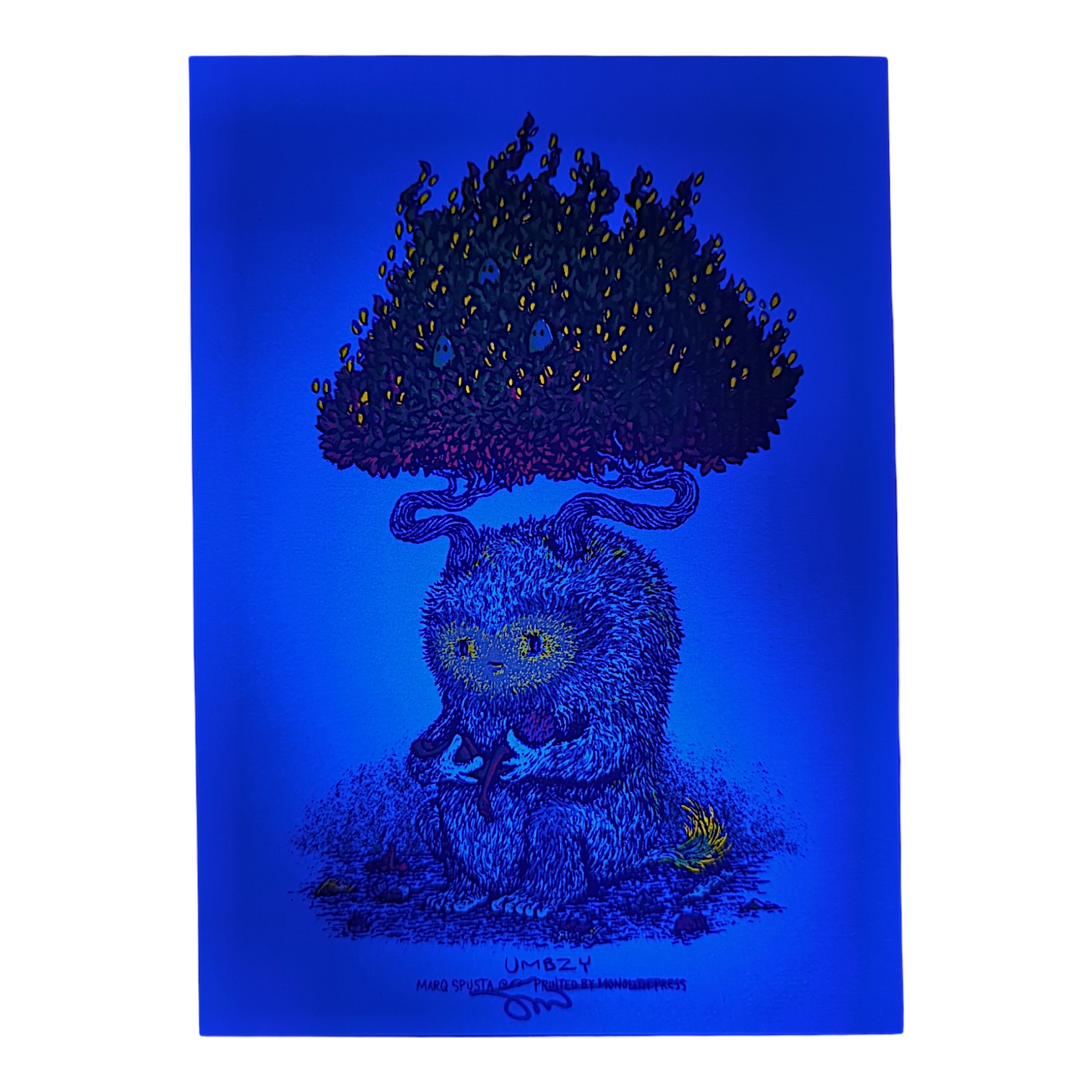 Marq Spusta "Umbzy" (Powder Blue) Mini Print