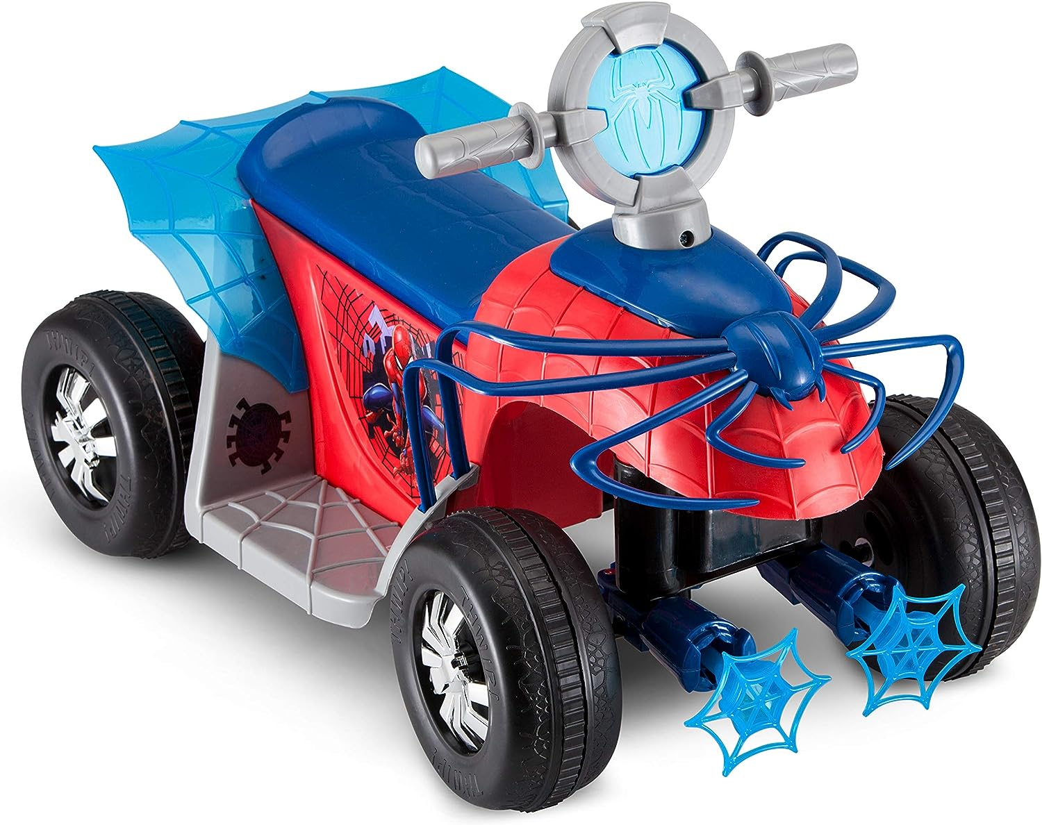 Marvel's Spider-Man Premium Toddler Quad Ride-On for Kids Ages 18-30 Months by Kid Trax