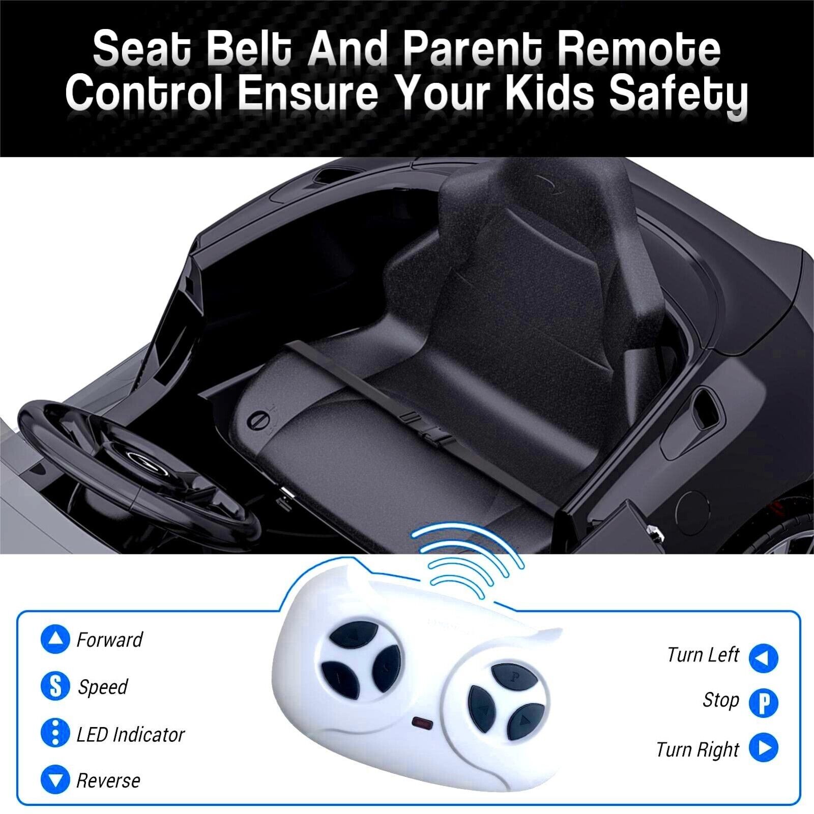 McLaren Ride On Car for Kids: 12V Electric with Remote Control