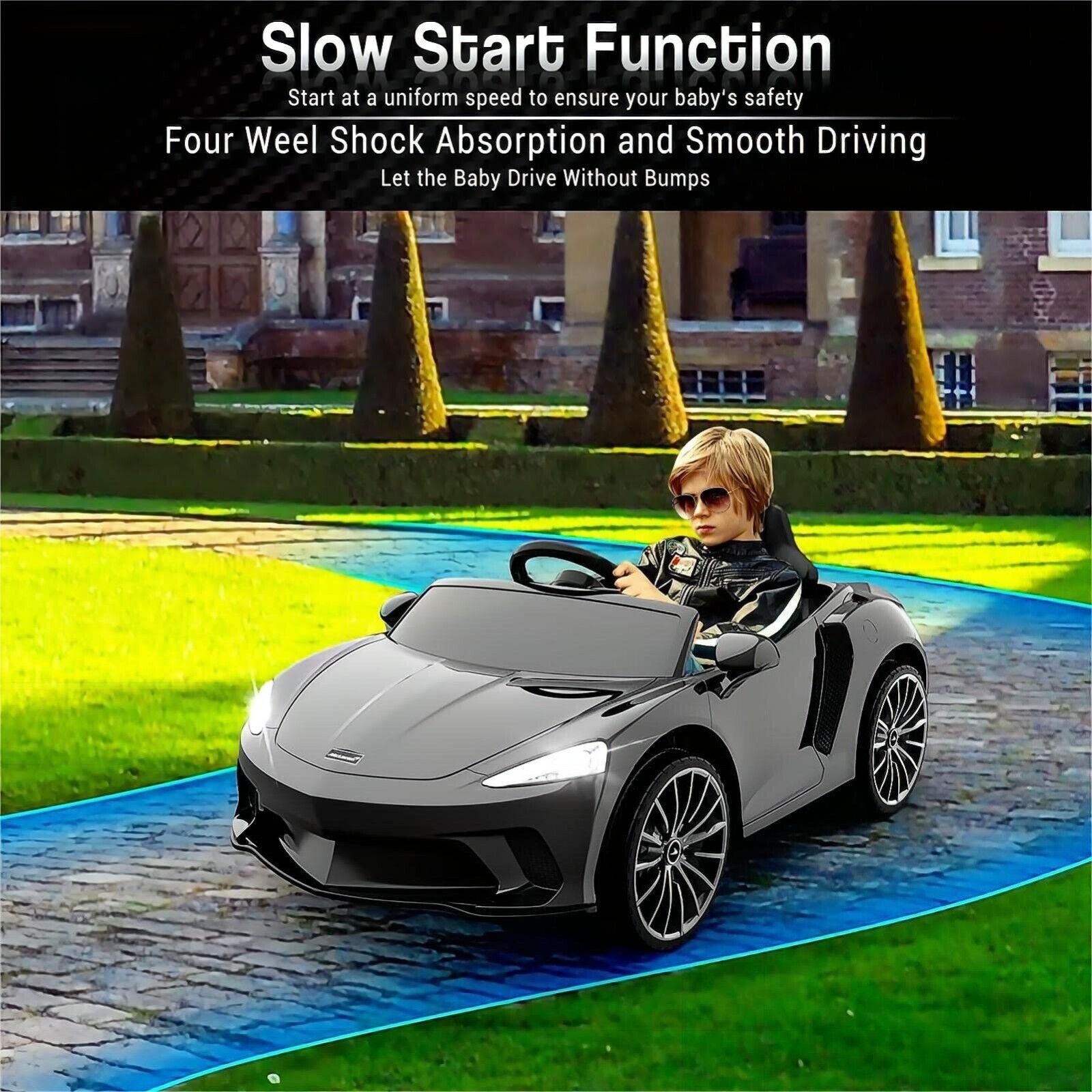 McLaren Ride On Car for Kids: 12V Electric with Remote Control