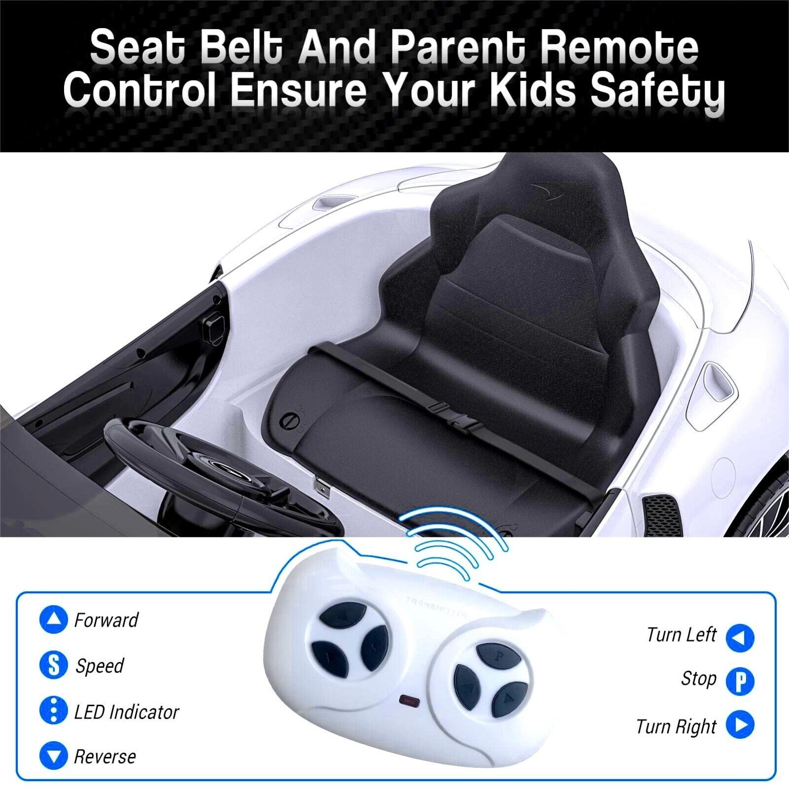 McLaren Ride On Car for Kids: Electric Toy with Remote Control - Officially Licensed 12V Gift