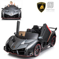 12V Electric Lamborghini Veneno Ride-On Car with Remote Control, Music, and Lights