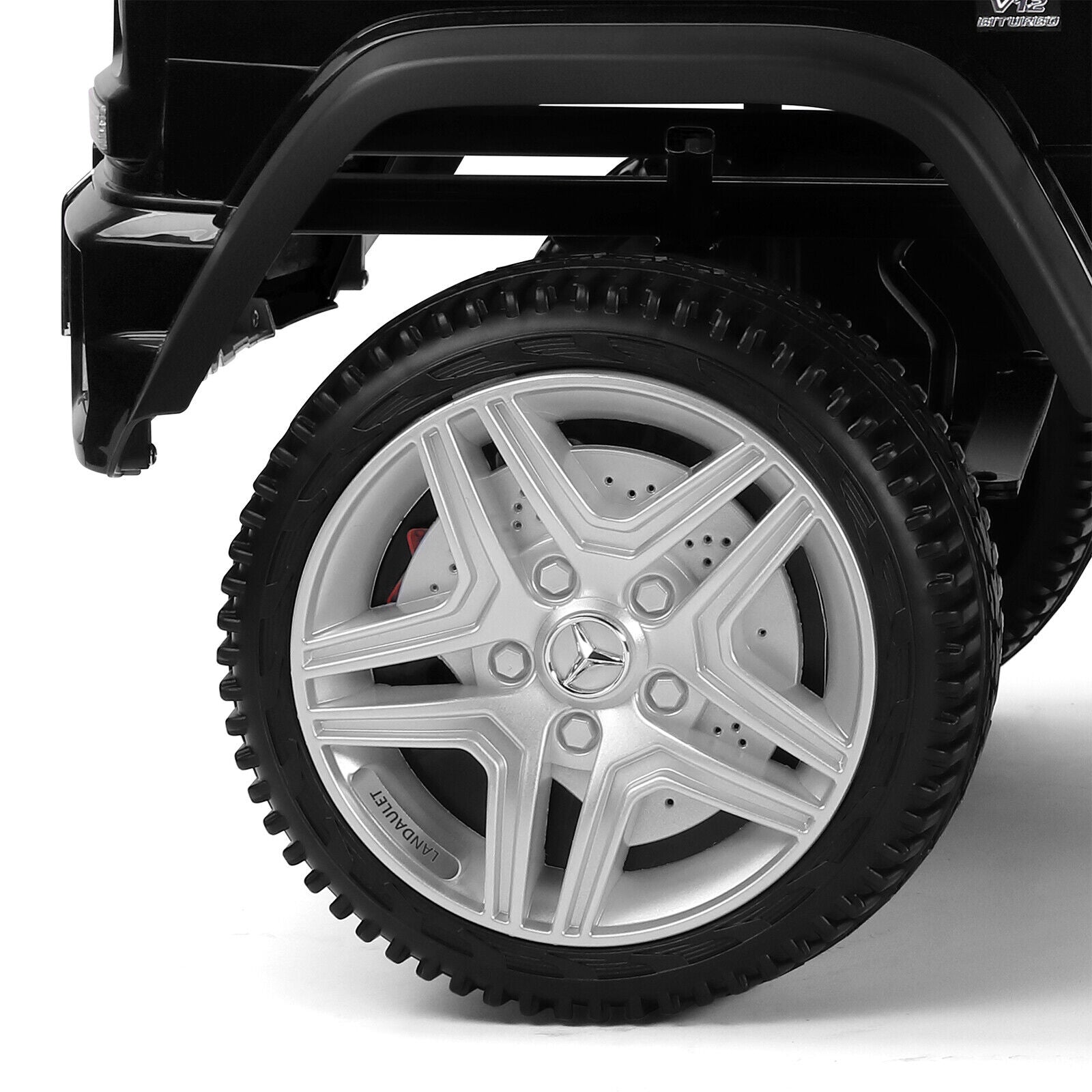 Mercedes-Benz Electric Ride-On Car for Kids with Lights, Music, and Remote Control - 12V