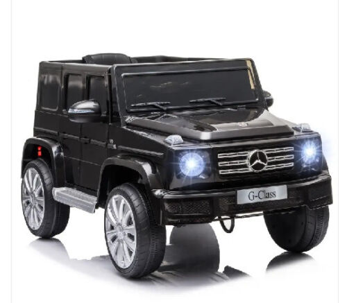 Mercedes Benz G500 12V Battery Kids Ride On Toy with Remote Control, Lights, and Suspension