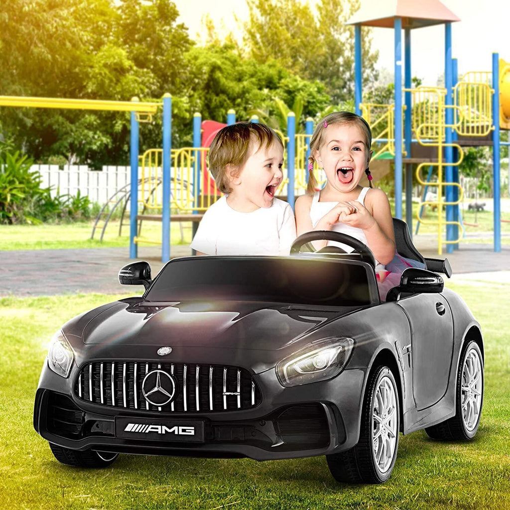 Mercedes-Benz Licensed 12V Electric Ride-On Car for Kids with Parental Remote and MP3 Compatibility